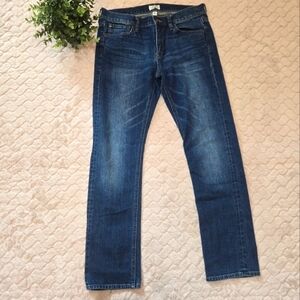 J. Crew Selvedge Matchstick Straight Leg Jeans, Size 28P